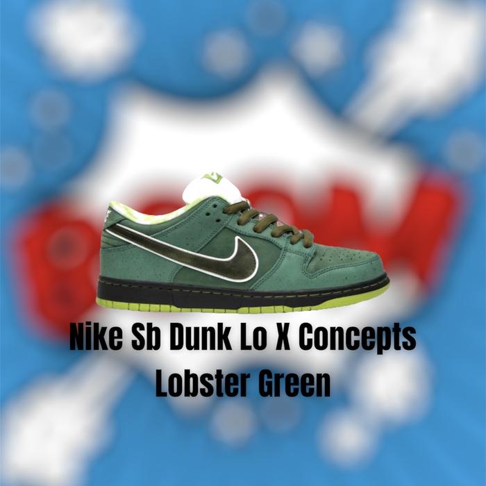 Nike Sb Dunk Low x Concepts Lobster Green ORIGINAL
