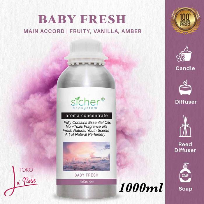 Aromatherapy Baby Fresh 1000ml Essential Oil Natural Aroma Terapi 1L