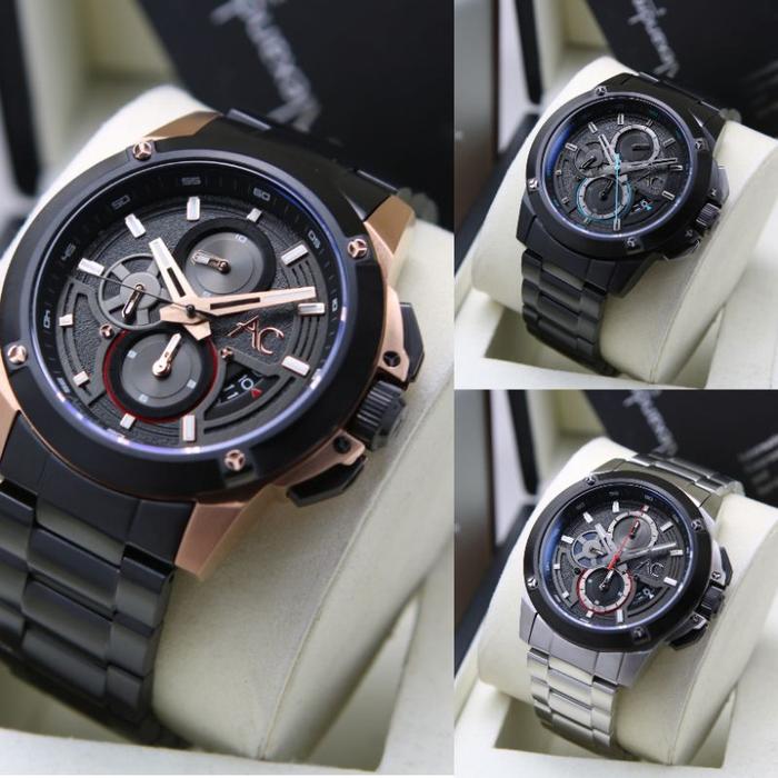 JAM TANGAN PRIA ALEXANDRE CHRISTIE AC 9602 COLLECTION RANTAI ORIGINAL QUARTZ