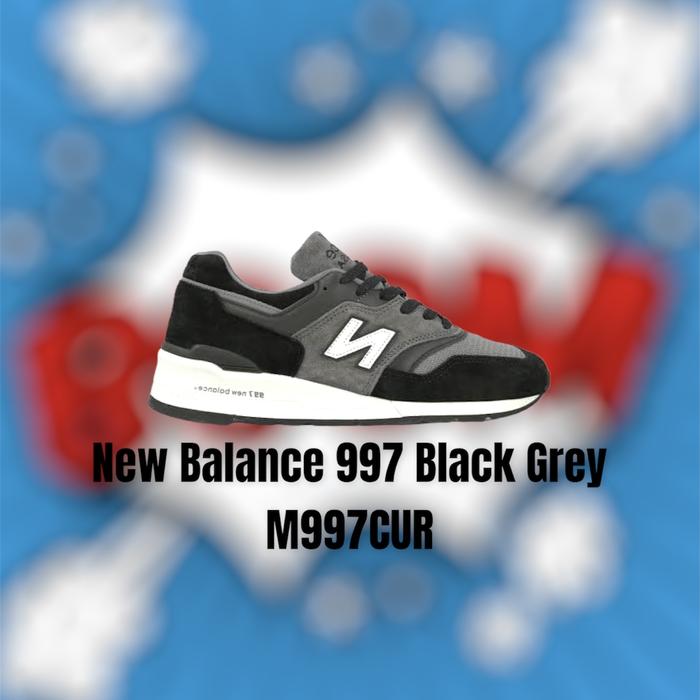 Nb 997 New Balance 997 Grey Black ORIGINAL