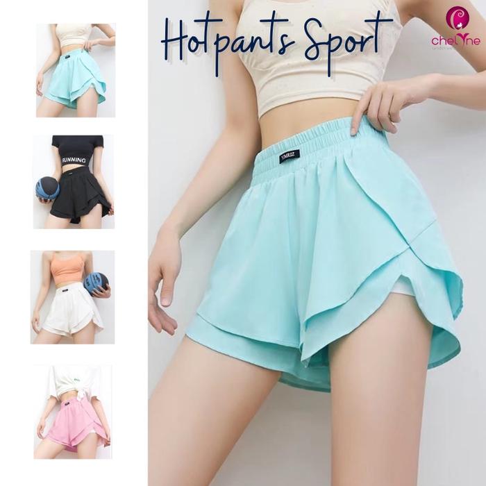 Chelyne Hotpants Sport TL666 Shortpants Celana Pendek Olahraga
