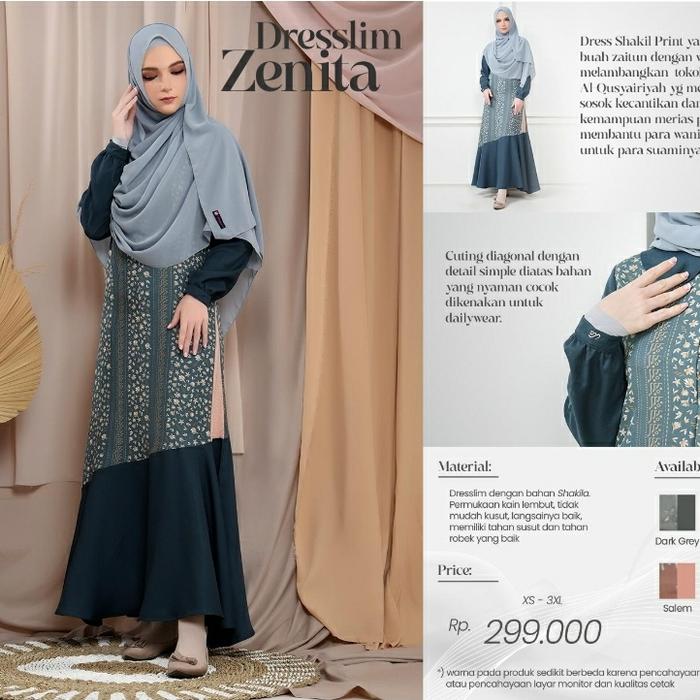 Rabbani Dresslim Zenita Gamis Baju Muslim Wanita Dewasa XS-XXL