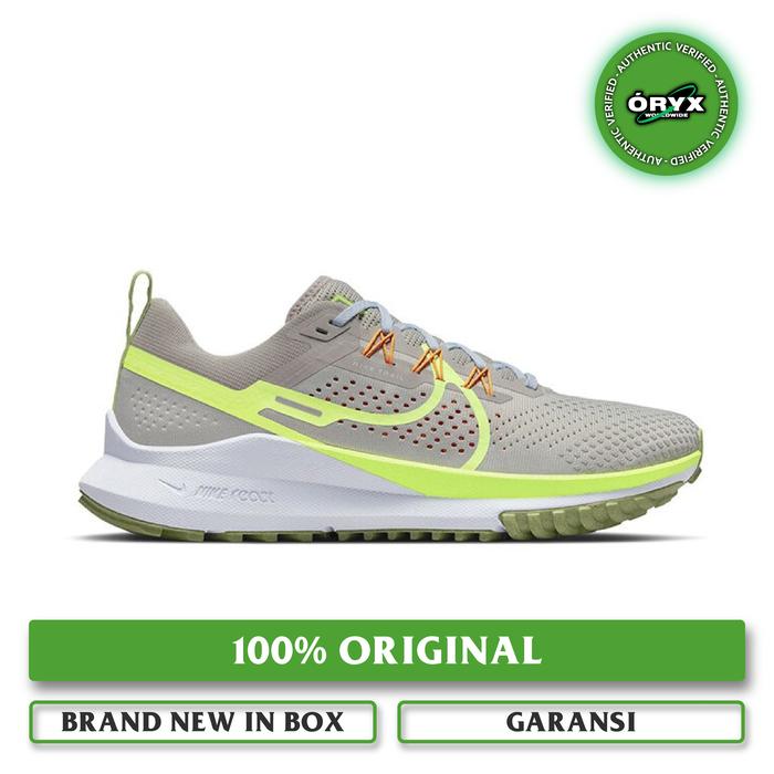 Nike React Pegasus Trail 4 Light Iron Ore / Volt / Cobblestone