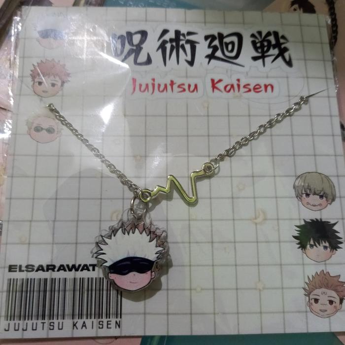 GELANG RANTAI SILVER GOJO SATORU JUJUTSU KAISEN