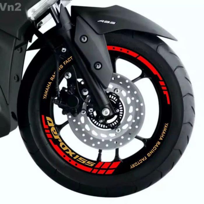 Sticker velg Aerox untuk semua jenis motor Aerox 3pilihan warna
