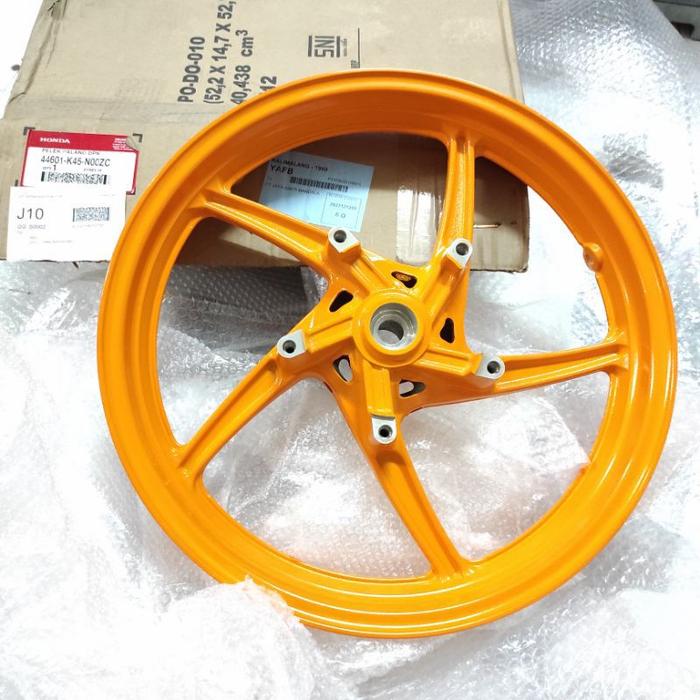 VELG RACING CBR 150 NEW OLD DEPAN VELG CB150 OLD CBR150 OLD ORANGE DEP