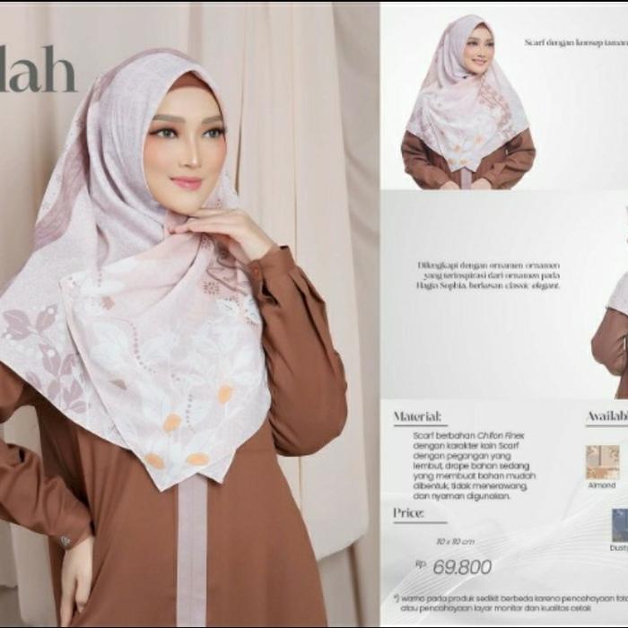 Rabbani Kerudung Tetra Akilah Jilbab Hijab Segiempat Motif
