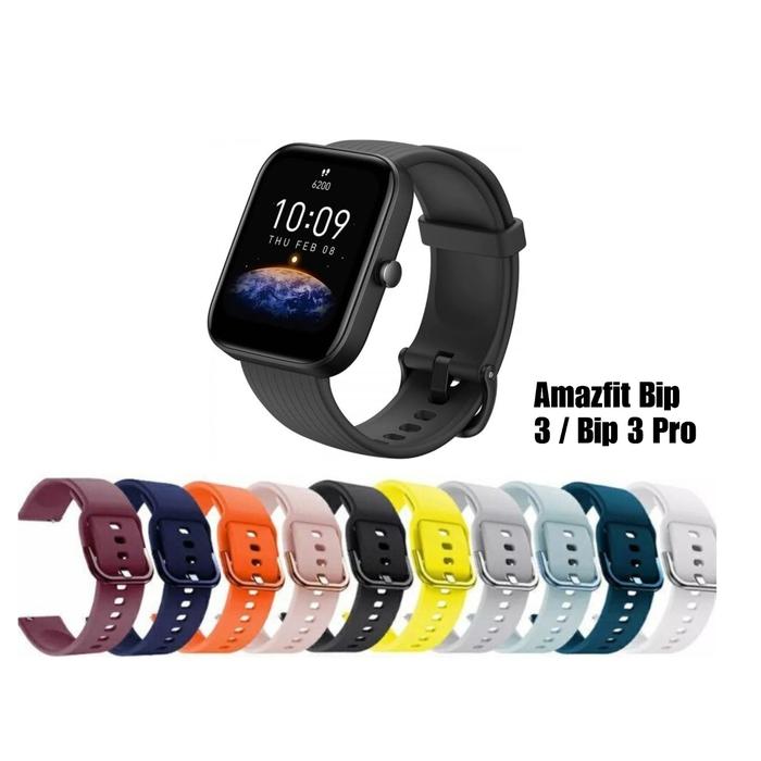 Strap Silicon Tali Jam Rubber Amazfit Bip 3 / Bip 3 Pro