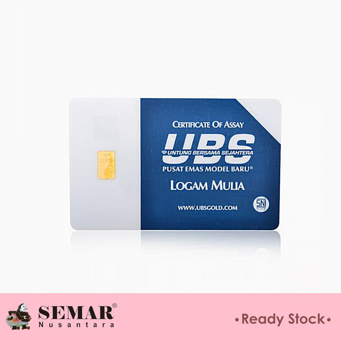 Logam Mulia UBS 0.5 gram Emas Batangan Semar Nusantara