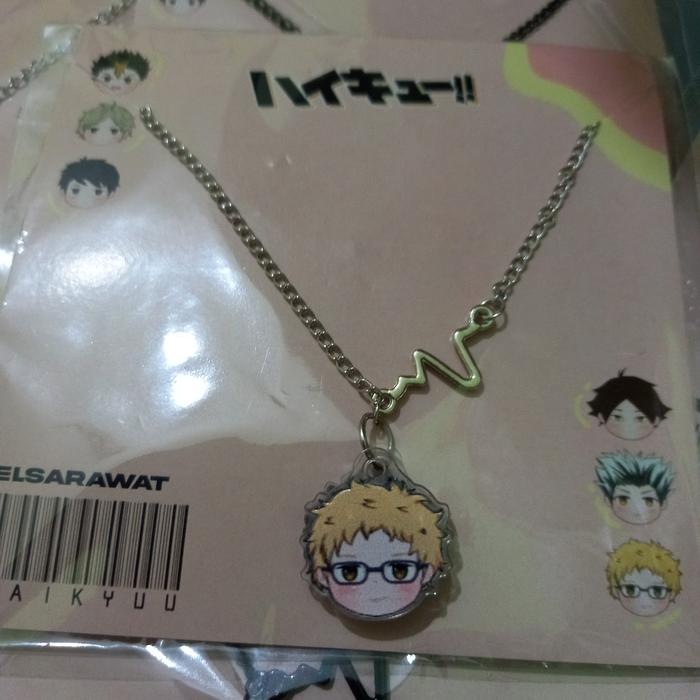 GELANG RANTAI SILVER TSUKISIMA HAIKYUU TSUKISHIMA KEI