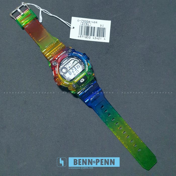 G SHOCK G 7900 CUSTOM RAINBOW JAM TANGAN CASIO G SHOCK ORI