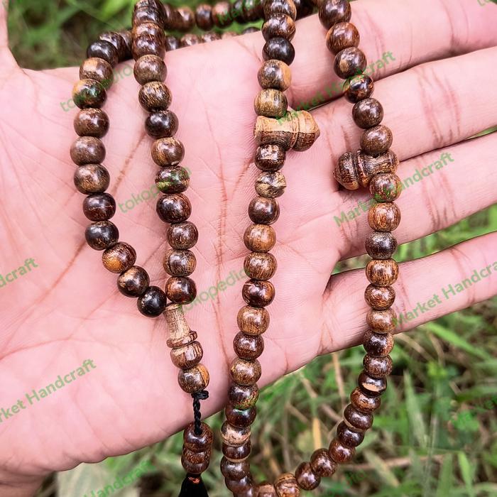 Tasbih gaharu 6mm tasbih kayu gaharu asli tasbih gaharu grade a