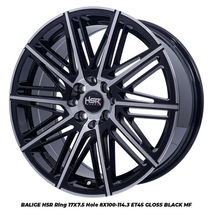 Velg mobil ring 17 tipe BALIGE HSR R17 PCD 4X100 - 4X114,3 Velg R17
