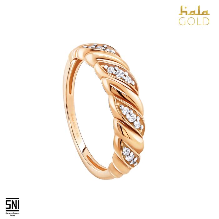 Cincin Hala Gold Terikat Vol.5 Pilin Collection RI210737