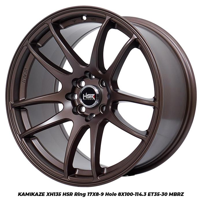 Velg mobil ring 17 tipe KAMIKAZE HSR R17 PCD 4X100 - 4X114,3 Velg R17