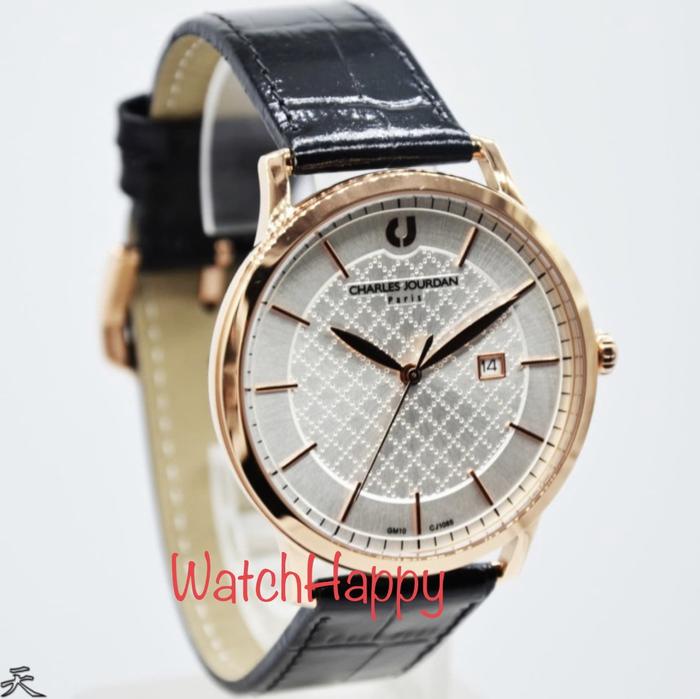 WatchHappy Charles Jourdan CJ1085-1512 CJ1085 CJ 1085 Men Leather Ori