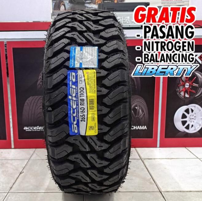 ACCELERA MT-01 265 60 R18 Ban Mobil MT R18 Ukuran 265 60 R18 MT-01