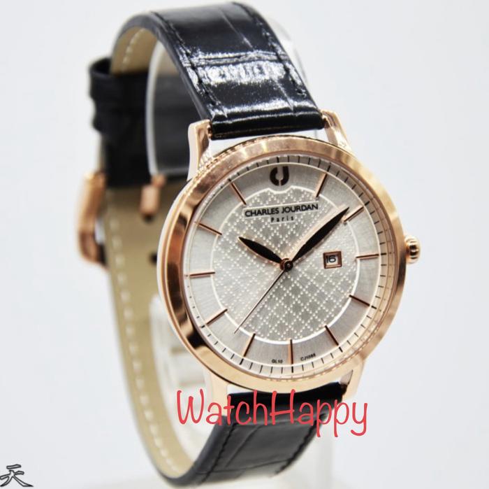 WatchHappy Charles Jourdan CJ1085-2512 CJ1085 CJ 1085 Lady Leather