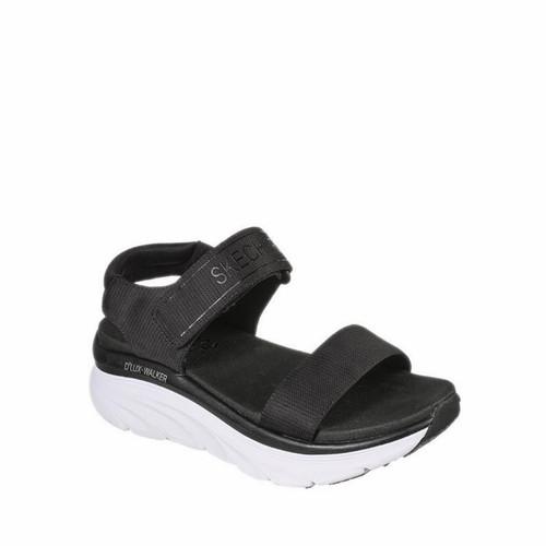 Skechers D'Lux Walker - New Block Women's Sandals - Black 6 36