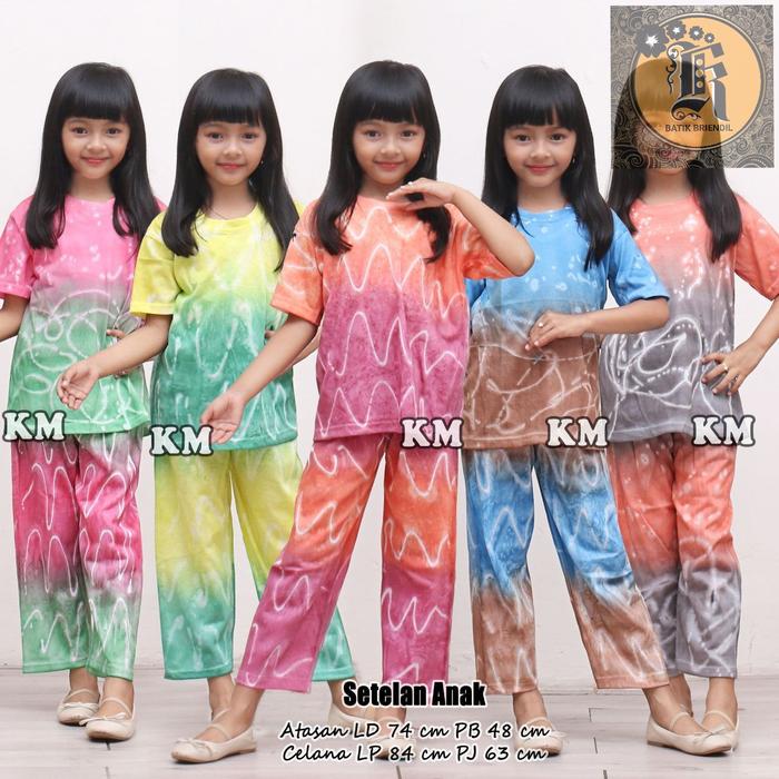 Setelan Anak Stelan CP Anak Pelangi Modern