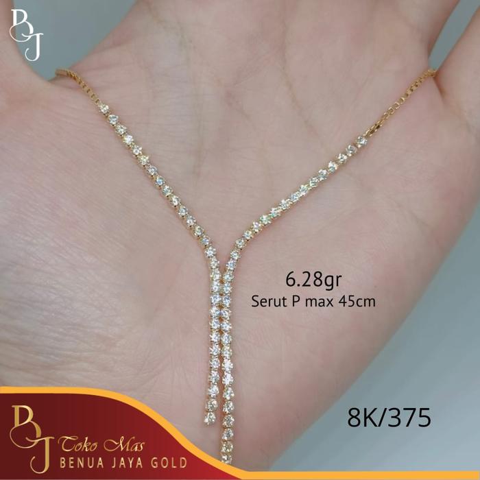 Kalung Serut Nagita Emas 8K/375