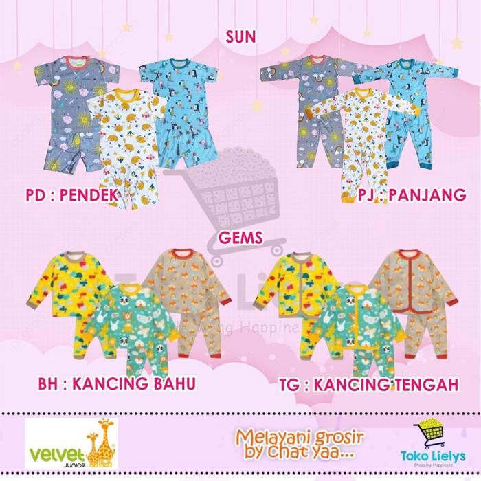 VELVET SETELAN PENDEK VELVET JUNIOR SETELAN PANJANG