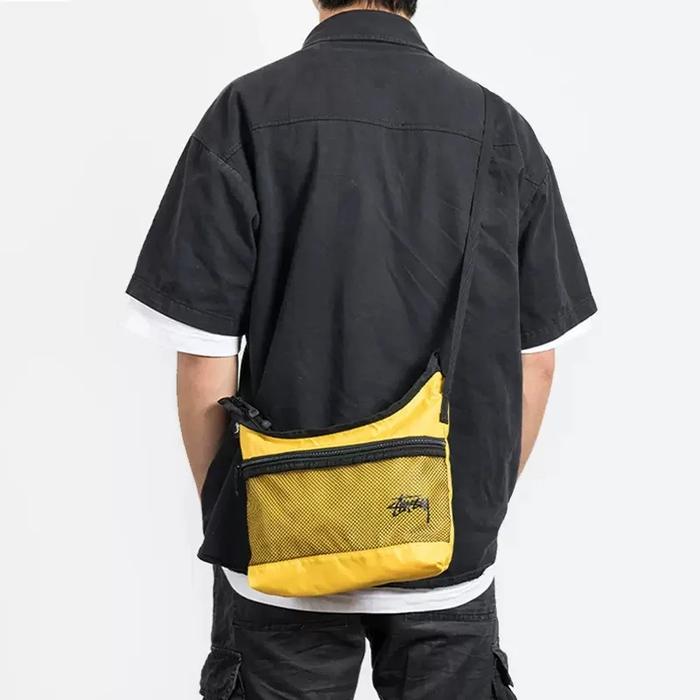 Stussy Yellow Light Weight Sling Bag Original