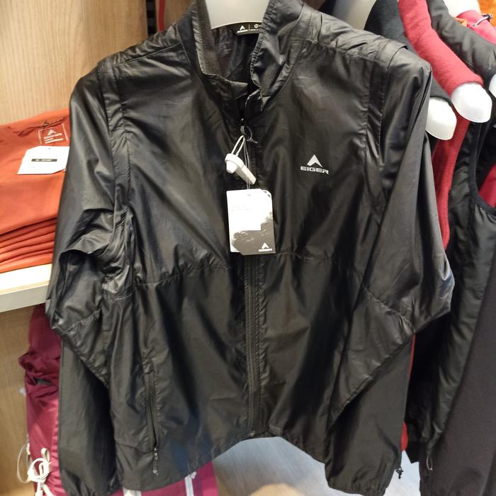 Jaket Eiger GRAVITAS CONVERTIBLE JACKET Black Hitam 91000 6689 Ori