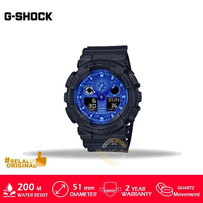 Casio G-shock GA-100BP-1ADR/GA-100BP-1ADR/GA-100BP Original Murah