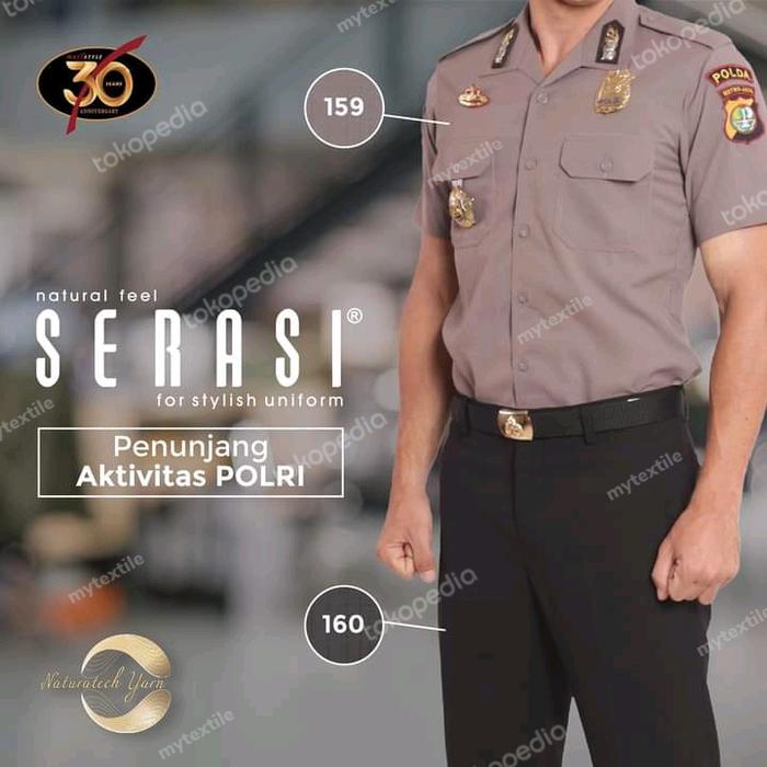 kain seragam Polri Serasi maxistyle