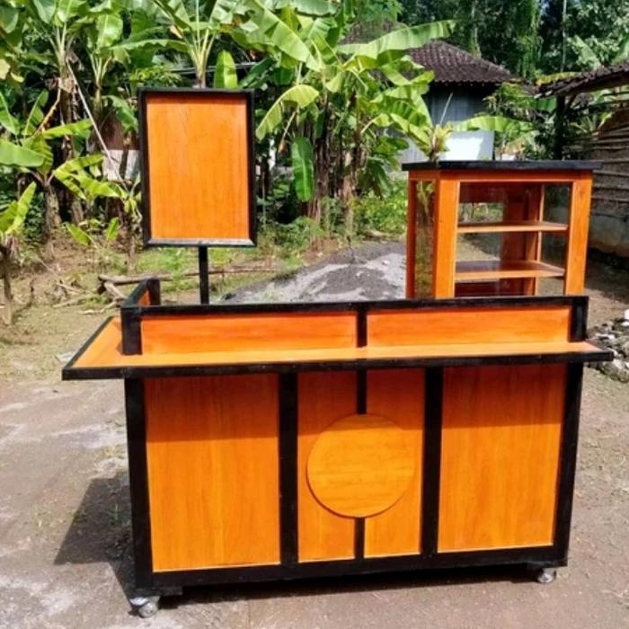 gerobak booth stand jualan minuman