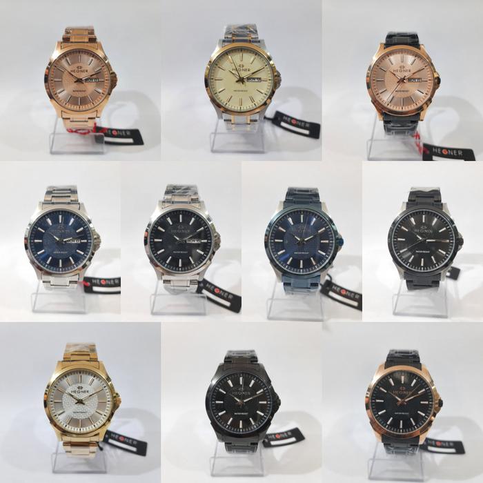 JAM TANGAN PRIA HEGNER 3901 HW 3901G ORIGINAL GARANSI RESMI 1 TAHUN