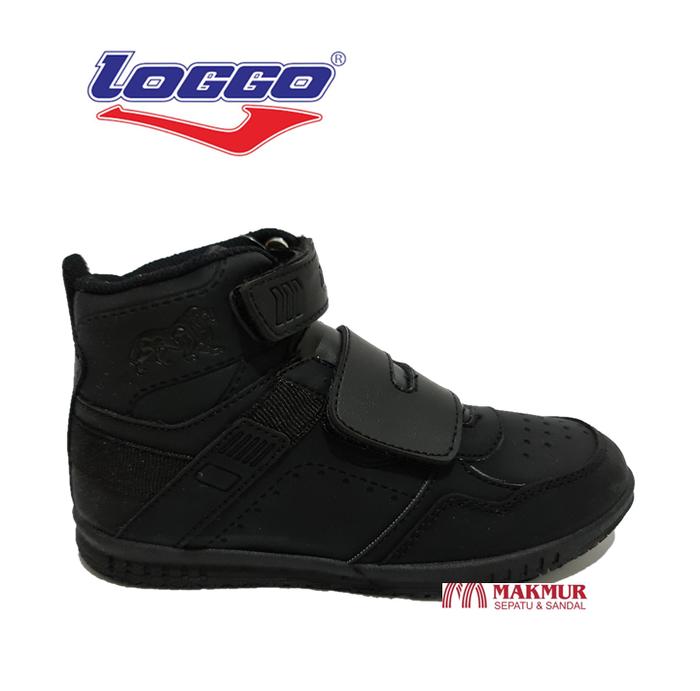 Sepatu Anak Sekolah - Loggo Win Bobi Hi