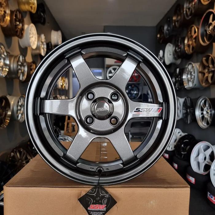 Velg Mobil Te37 SSW S205 R15 Lightweight Original Thailand Brio,Jazz