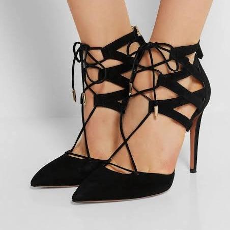 ( Preloved ) Tony Bianco Aquazzura Belgravia lookalike Suede Pumps