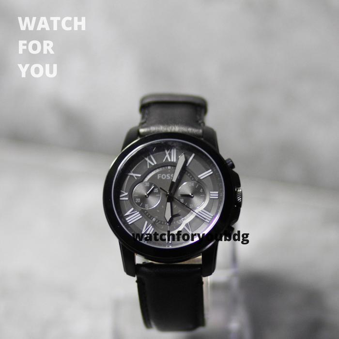 Jam Tangan Pria Fossil Chronograph FS5132 FS 5132 Hitam + Box Original