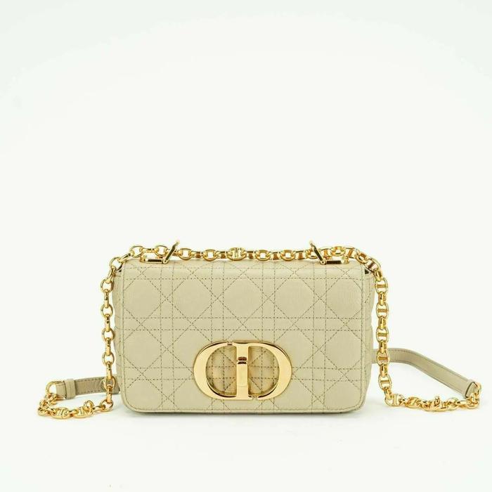 Dior Small Dior Caro Bag Supple Cannage Calfskin