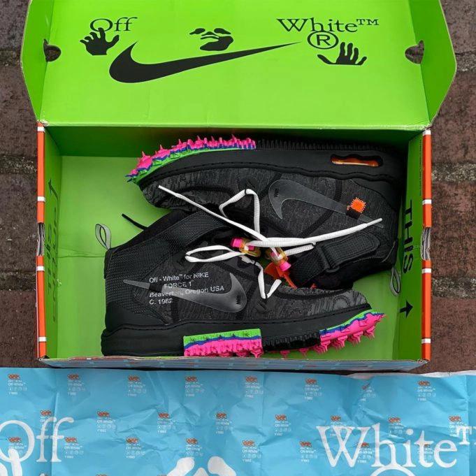 Nike Air Force 1 Mid x Off White "Black"