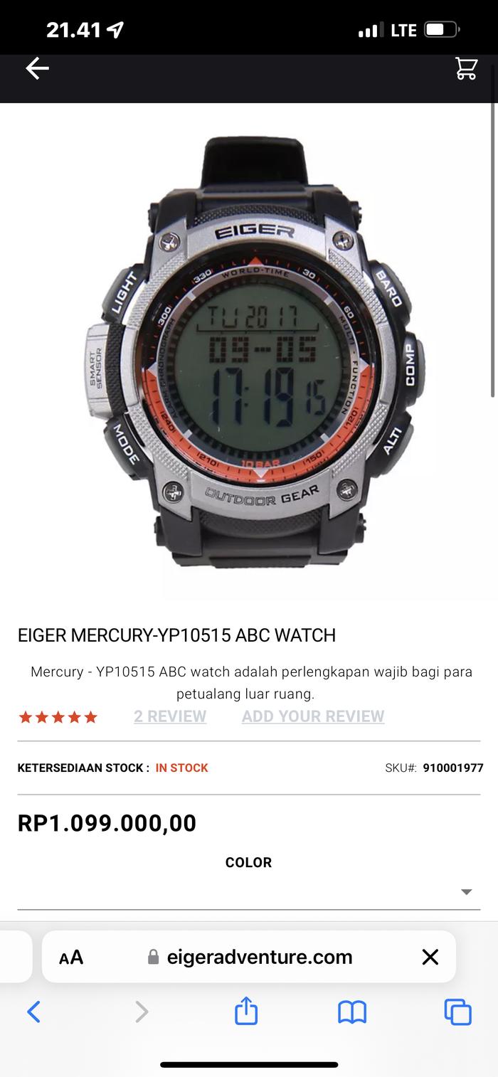 Jam eiger jam eiger mercury jam eiger original jam eiger murah