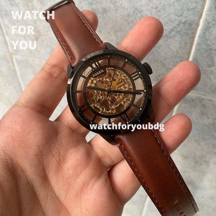 Jam Tangan Pria ME3098 Townsman Automatic Brown Fosil ME 3098 WFY