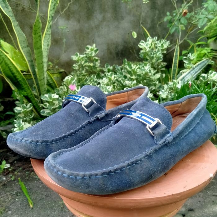 Sepatu Casual Slip on Brand Prada size 43 ke 44 Insole 28,5 cm