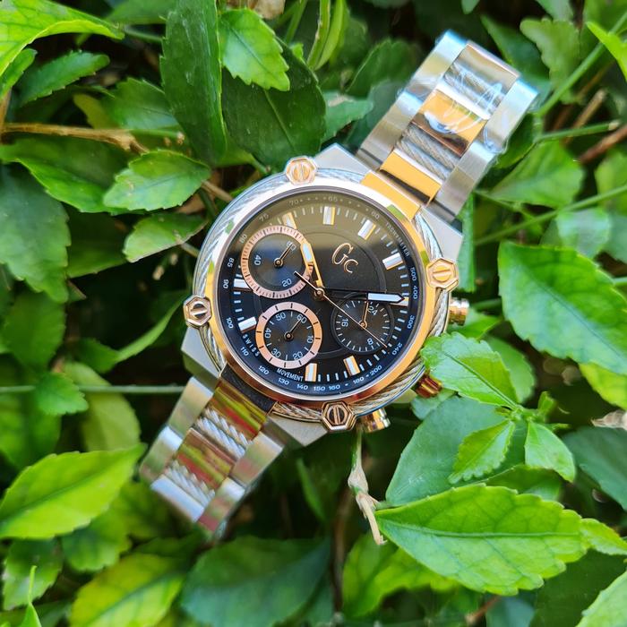 Jam Tangan Wanita Gc Collection Y25003G2 Stainless Combi Rosegold
