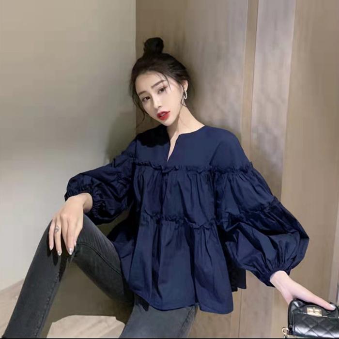 TOP BABYDOLL RICARDA IMPORT / Top wanita import / Blouse Babydoll