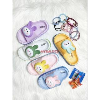 SANDAL IMPORT ANAK CEWEK KELINCI KARET FULL MOREGO 2210 BUNNY MIX
