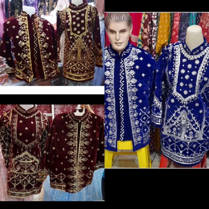 baju pengantin Palembang bordir full mata/baju pengantin Palembang