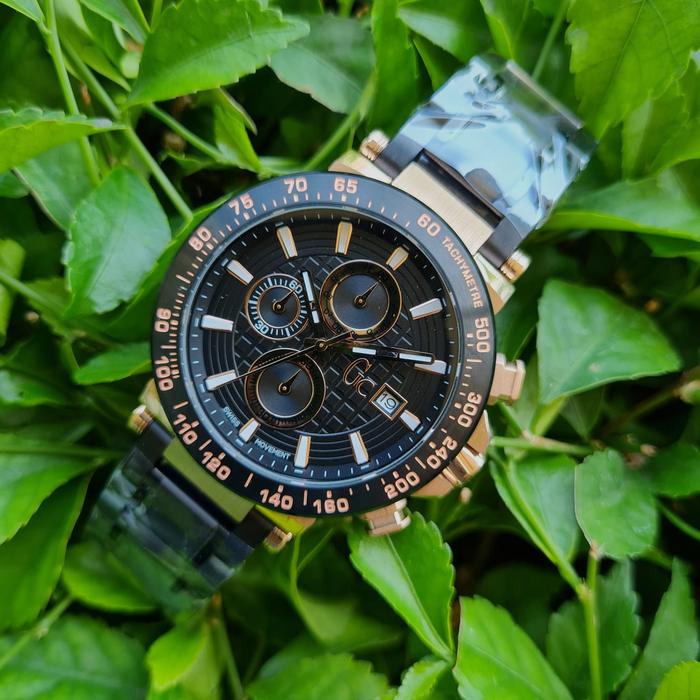 Jam Tangan Pria Gc Collection Y37003G7 Stainless Black