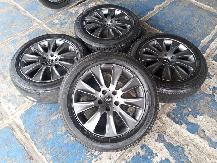 velg moil bekas murah racing xxr ring 17 pcd 5x114 plus ban