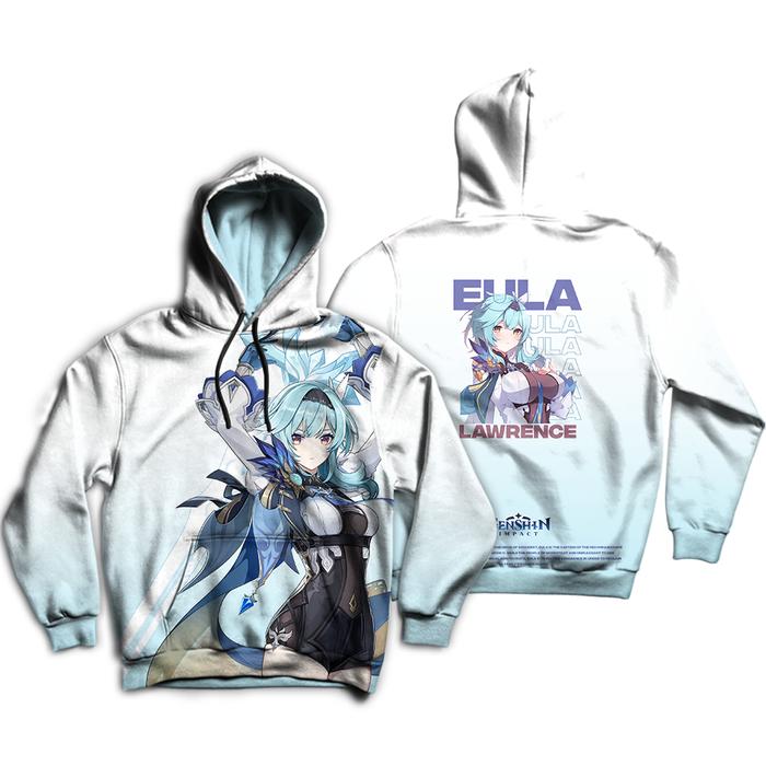 Animophilia Hoodie Fullprint Anime Eula Lawrence Genshin