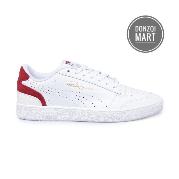 PUMA Ralph Sampson Lo Perf Colorblock Mens Sneakers Shoes - White/Red