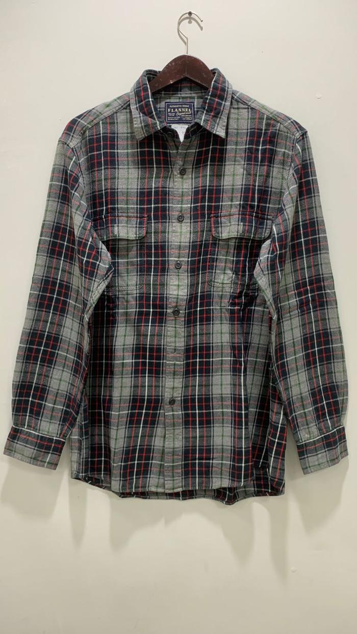 Kemeja Authentic Flannel Second Original UN-042